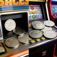 Jetons de jeu d'arcade, jetons de jeu de monnayeur, jetons métalliques, jetons en acier