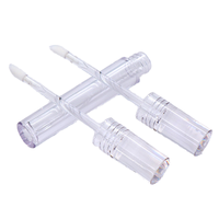 Tube à lèvres vide personnalisé, conteneur cosmétique en plastique recyclable, impression sérigraphique, couleur personnalisée, logo laser DIY