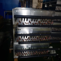 Échangeur de chaleur à plaques en acier inoxydable, petite serpentine de refroidissement, tube de 7 mm, noyau en cuivre, température de fonctionnement 400-600°C, prix compétitif