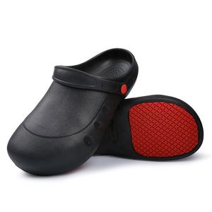 Sabots de cuisine sécurité antidérapante <span class=keywords><strong>pas</strong></span> <span class=keywords><strong>cher</strong></span> meilleures chaussures de chef professionnelles antidérapantes huile-eau - Product Image 2