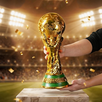 Trophée Coupe Héraules 2026 – Souvenir Créatif Personnalisé pour Match de Football, Décoration, Cadeau, Design, Récompense