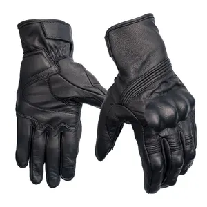 Offre Spéciale Moto équitation Protection complète des doigts écran tactile Motocross Sports de plein air Moto cuir gant Guantes Para Moto