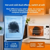 Chapeau de soulagement des migraines Warmice, enveloppe de gel froid/chaud pour la tête, masque pour les yeux et les maux de tête