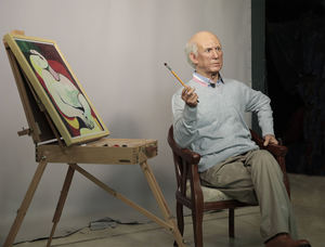 Famosa celebridad <span class=keywords><strong>Picasso</strong></span> figura <span class=keywords><strong>de</strong></span> cera <span class=keywords><strong>de</strong></span> tamaño humano a la venta - Product Image 4