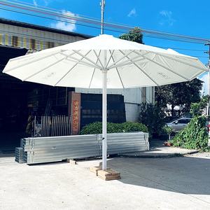 Heavy Duty 5M/6M/7M Large Outdoor Big Size Hotel Restaurant Light LED Parasol <strong>Umbrella</strong> Parasol <strong>Patio</strong> <strong>Umbrellas</strong> Supplier - Product Image 1