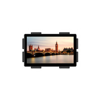 Monitor Layar Sentuh Industri Kapasitif Ukuran Kecil 10.1 Inci Resolusi 1280x800 Tahan Air IP65 untuk Loker Pintar