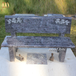 Custom Natural Marble <strong>Granite</strong> Headstone Seat <strong>Bench</strong> Commemorate Tombstone - Product Image 3