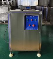 Machine à hacher la viande industrielle congelée en acier inoxydable SUS304 pour l'usine de transformation de saucisses