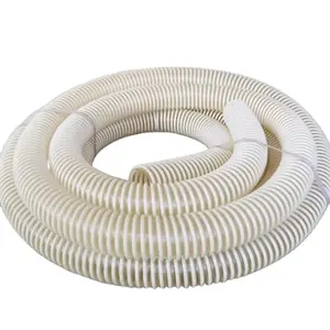 Conveyor pipe polyurethane corrugated pipe PU inner wall smooth plastic reinforced hose