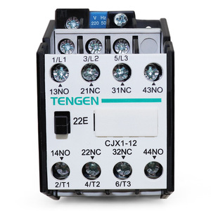 Contactor de CA Tengen CJX1-12 20A Trifásico 220V 380V Montaje en Riel DIN - Product Image 1