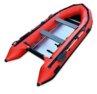 Bateau gonflable de dernière conception en PVC 0.9/1.2mm bateau gonflable d'usine avec plancher en Aluminium
