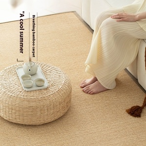 <span class=keywords><strong>Tappeto</strong></span> Rinfrescante in Rattan e Bambù Intrecciato Stile Tatami Giapponese per Ragazzi, Facile da Pulire, <span class=keywords><strong>Tappeto</strong></span> Estivo per <span class=keywords><strong>Casa</strong></span>, Soggiorno, Tavolino da Caffè, Sala da Tè - Product Image 5
