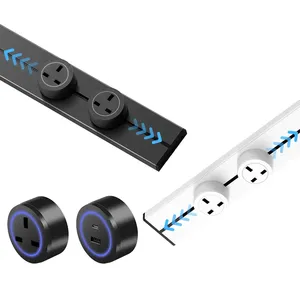 Touchmi Điện mở rộng điện phổ ổ cắm đường sắt treo tường di chuyển ổ cắm theo dõi ổ cắm với cổng USB - Product Image 6