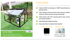 <span class=keywords><strong>Invernadero</strong></span> de Jardín Fácil de Montar, Serie Cold Frame, para Plantas en Maceta, Vegetales y Flores - Product Image 3