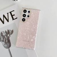 Mode IMD Coloré Shell Motif Téléphone étui pour samsung S25 S24 S23 Ultra A55 A52 A36 A16 Accessoires De Protection Couverture Arrière