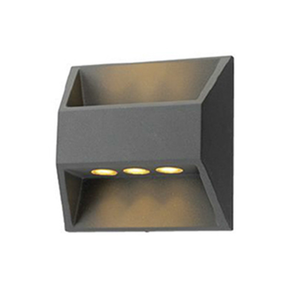 6W Aluminum Body Outdoor Wall Mounted <strong>Corner</strong> <strong>Lights</strong> up Down <strong>LED</strong> Lamp - Product Image 1