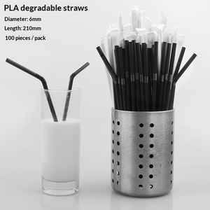 Pailles <span class=keywords><strong>en</strong></span> <span class=keywords><strong>plastique</strong></span> jetables biodégradables PLA, plusieurs couleurs, vente <span class=keywords><strong>en</strong></span> gros, fabriquées <span class=keywords><strong>en</strong></span> Chine, modèle Z 13867936601 - Product Image 1