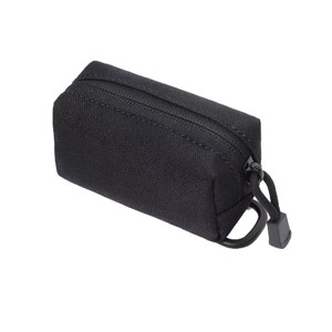 Sac de rangement multifonctionnel pour sports de plein air, pochette à clés, porte-monnaie, pochette tactique en tissu Oxford épais, 15 pouces, noir, unisexe - Product Image 5