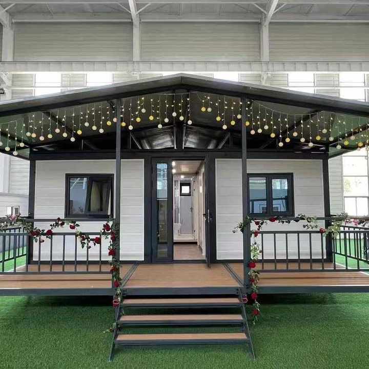 Ready Made Minimalist Steel Container Home 20Ft 40Ft Portable Folding ...