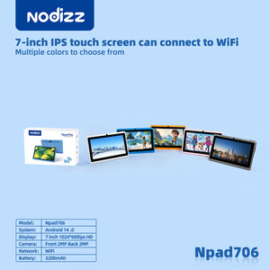 Npad706 7inch Wifi máy tính bảng Youtube trẻ em <span class=keywords><strong>Android</strong></span> 14 Hệ điều hành IPS màn hình cảm ứng 4/8/32GB USB máy ảnh MTK - Product Image 4