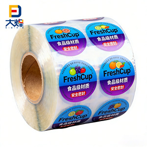 Nouveau design personnalisé de <span class=keywords><strong>film</strong></span> d'étanchéité en rouleau pour emballages plastiques laminés PET CPP BOPP PP pour pots de yaourt et tasses de thé - Product Image 1
