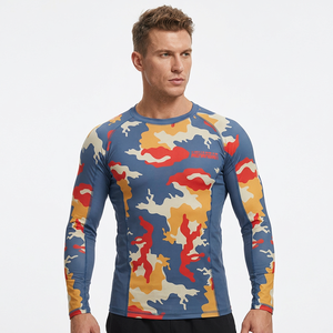 Camiseta de Manga Larga para Hombre, Protección Solar UPF50+, Diseño de Camuflaje, Sublimación, Secado Rápido, Ecológica, Spandex y Poliéster, Logotipo Frontal - Product Image 1