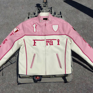 MALUNET ENTERPRIRES <b>Mens</b> Breathable 220g PU Embroidery Motorbike Jacket Windproof Sportswear for Moto Racing and Motocross - Product Image 2