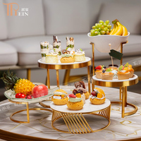 Luxuriöser Edelstahl- und Holz-Buffetständer für Restaurants, Kuchen-Display, Salat- und Speisenständer, Dessertschale
