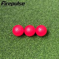 Lot de 2 balles de golf Tour Pearl, couleur rouge, compression 60, balles de golf Surlyn à faible compression pour golfeurs amateurs