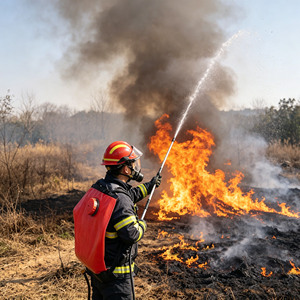 Pulvérisateur <span class=keywords><strong>à</strong></span> dos pliable en PVC 16L 20L pour la lutte contre les incendies en forêt, extincteur flexible pour la suppression des feux végétaux - Product Image 6