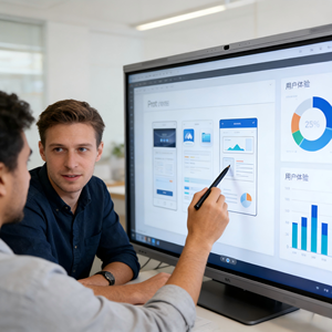 BOE <span class=keywords><strong>Serie</strong></span> C100 <span class=keywords><strong>TV</strong></span> Interattiva 65 Pollici 4K LCD con 10 Punti di Contatto e Lavagna per Conferenze Aziendali All-<span class=keywords><strong>In</strong></span>-One - Product Image 1