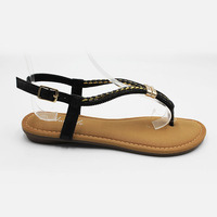 Chaussures tendance pour femmes, sandales d'été tissées à lanières plates, sandales de plage pour dames, 2021