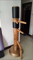 Mannequin d'entraînement en bois NO.1 – Équipement d'arts martiaux – Mannequin autoportant en bois pour l'entraînement au Kung Fu chinois et au Wing Chun