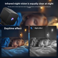 Caméra de sécurité domestique sans fil WiFi HD F1 avec détection de mouvement, vision nocturne, prise en charge de la carte TF, montable, drone