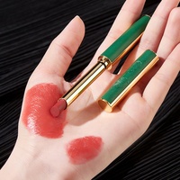 Nouveau mat Vintage velours rouge à lèvres vert rouge à lèvres Tubes imperméable longue durée rouge à lèvres en gros