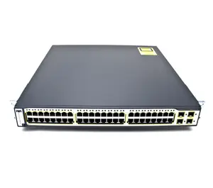 Cổ phiếu lớn ban đầu được sử dụng WS-C3750G-48TS-S cho Cisco 48 cổng Gigabit Ethernet chuyển đổi mạng