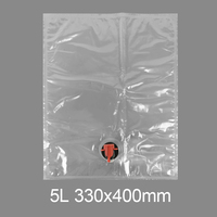 Distributeur de boîte de sac de bavoir en plastique transparent 3L 5L 10L 15L 20L Vitop pour café vin sirop jus eau autres liquides sac en papier d'aluminium