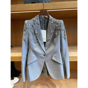 <span class=keywords><strong>Blazer</strong></span> de Soirée de <span class=keywords><strong>Luxe</strong></span> 2025 avec Logo Personnalisé pour Femmes – Costumes et Blazers à Cristaux - Product Image 1