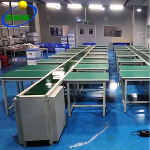 Electric Led Tv Working Tables Assembly Line With Inspection System