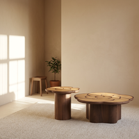 Table basse en bois de style japonais pour salon, appartement loft, meuble d'intérieur, table à thé en bois pour la maison