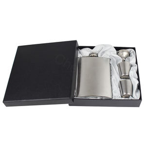 Fiaschetta in metallo whisky a prova di perdite in acciaio inossidabile con Logo Laser da viaggio all'aperto da 8 once - Product Image 2