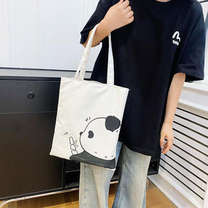 Nouveau sac en toile de <span class=keywords><strong>lin</strong></span> de grande taille à la mode, sac à main décontracté à bandoulière unique pour étudiants <span class=keywords><strong>japonais</strong></span> avec fermeture éclair - Product Image 4
