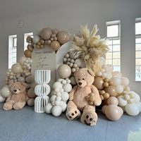Ensemble de 30 ballons en latex blanc sable de 12 pouces pour les décorations de fête d'anniversaire de bébé de mariage d'anniversaire de nouvel an