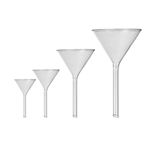 Entonnoir en verre 60mm 75mm 90mm 120mm 150mm en borosilicate 3.3 de qualité laboratoire pour filtration chimique - Product Image 6