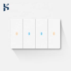 Interruptor Zigbee con Línea Neutra, Interruptor Inteligente de Lujo con Botón de PC, 4 Canales, Compatible con Tuya, HomeKit, <span class=keywords><strong>Google</strong></span> Home, Estándar Estadounidense - Product Image 1