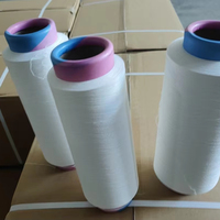 Fil de polyester 100% type coton, 32s 40s 50s 80s, anti-bactérien, écologique, filé à l'anneau, filé à la main