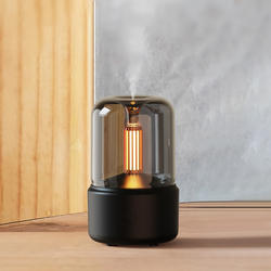 DQ702 <span class=keywords><strong>Mini</strong></span> Difusor de Aroma Portátil, Difusor Eléctrico de Aceites, Humidificador, Luz de Vela <span class=keywords><strong>LED</strong></span>, Luz Nocturna, 5V USB, Máquina de Aromas de Sobremesa - Product Image 3