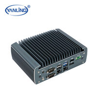 Mini PC en aluminium à processeur quadricœur J6412, DP 2.5G Lan, PC industriel