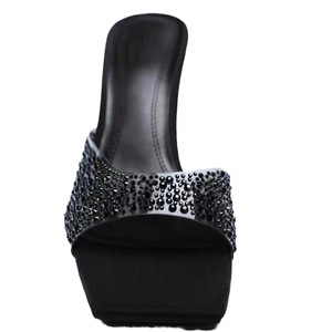 New Summer Slippers Female Transparent Square Head Line High <b>Heels</b> Fashion Large Size Summer Pumps for Women Shoes - Product Image 4