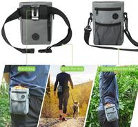 Sac banane personnalisé pour fournitures de dressage d'animaux de compagnie pochette de transport de friandises pour chiens en nylon 1000D étanche sac de friandises pour chats sacs à collation pour chiens